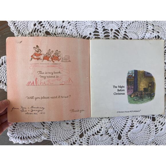 1975 Vintage The Night Before Christmas Paperback, Douglas Gorsline - Picture 2 of 5